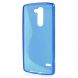 Силиконовая накладка Deexe S Line для LG G3 Stylus (D690) - Blue (GS-8552L). Фото 2 из 6