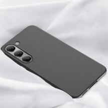 Силиконовый чехол X-LEVEL Matte для Samsung Galaxy S23 (S911) - Black: фото 1 из 6