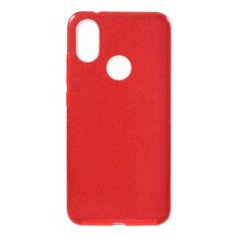 Силиконовый (TPU) чехол UniCase Glitter Cover для Xiaomi Mi 6X / Mi A2 - Red: фото 1 из 3