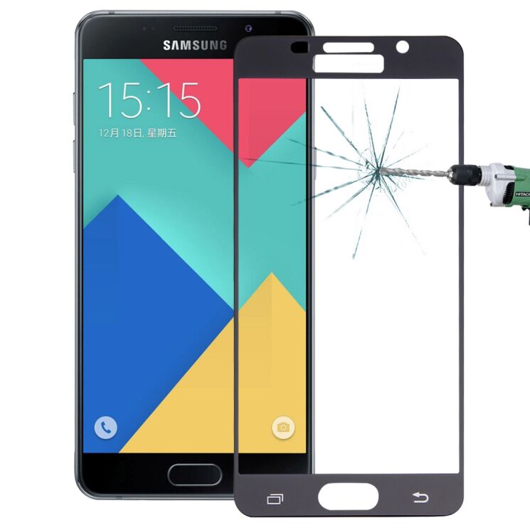 Захисне скло HAWEEL Full Protect для Samsung Galaxy A5 2016 (A510) - Black: фото 1 з 9