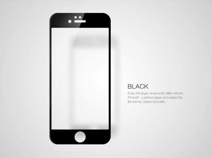 Захисне скло NILLKIN Amazing CP+ для iPhone 6/6s - Black: фото 2 з 12