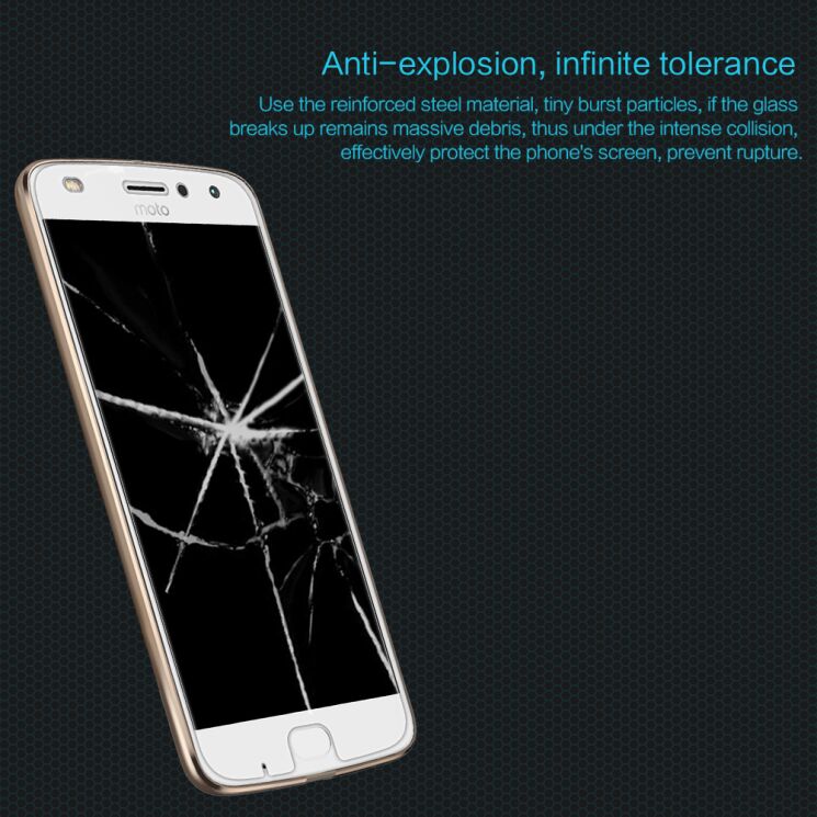 Защитное стекло NILLKIN Amazing H для Motorola Moto Z2 Play: фото 4 из 15