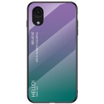 Защитный чехол Deexe Gradient Color для Samsung Galaxy A03 Core (A032) - Purple: фото 1 из 6