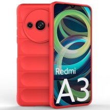 Захисний чохол Deexe Terra Case для Xiaomi Redmi A3 - Red: фото 1 з 9