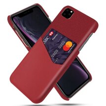 Защитный чехол KSQ Business Pocket для iPhone 11 - Red: фото 1 из 4