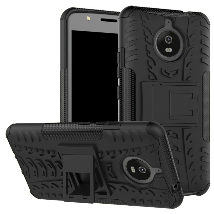 Захисний чохол UniCase Hybrid X для Motorola Moto E Plus / E4 Plus - Black: фото 1 з 6