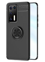 Захисний чохол UniCase Magnetic Ring для Huawei P40 - All Black: фото 1 з 10