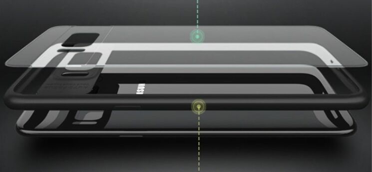 Защитный IPAKY Clear BackCover чехол для Samsung Galaxy S8 (G950) - Black: фото 9 из 12