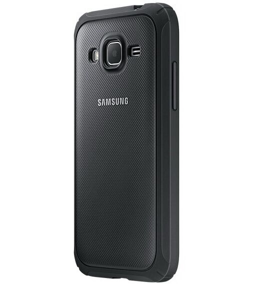 Чехол-накладка Protective Cover+ для Samsung Galaxy Core Prime (G360) EF-PG360BSEGRU - Black: фото 2 из 4