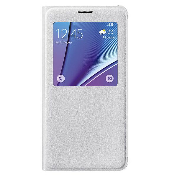 S View Cover! Чехол для Samsung Galaxy Note 5 (N920) EF-CN920P - White: фото 2 из 7