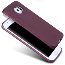 Силиконовый (TPU) чехол X-LEVEL Matte для Samsung Galaxy S6 edge (G925) - Wine Red: фото 1 из 11