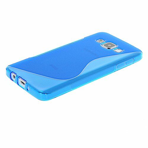 Силиконовая накладка Deexe S Line для Samsung Galaxy A3 (A300) - Blue: фото 3 з 6