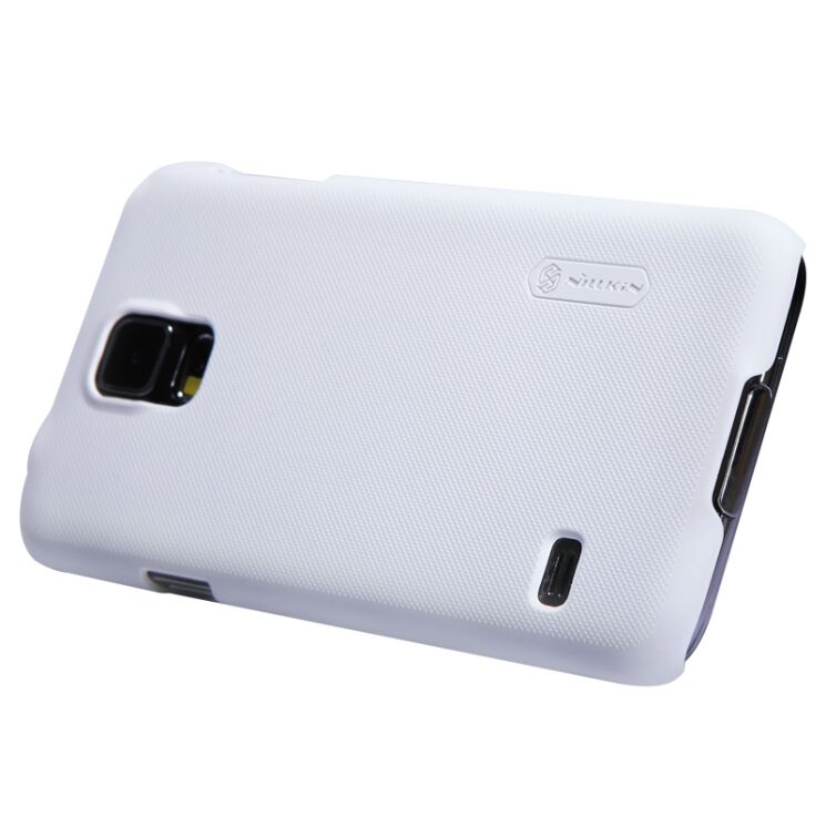 Пластиковая накладка Nillkin Frosted Shield для Samsung Galaxy S5 (G900) - White: фото 5 з 7