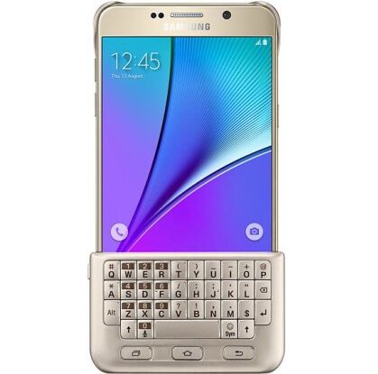 Чехол-клавиатура Keybord Cover для Samsung Galaxy Note 5 (N920) EJ-CN920RFEGRU - Gold: фото 1 из 7