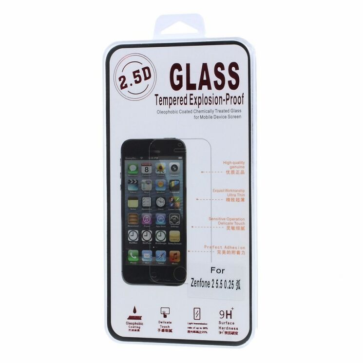 Захисне скло Dexee Tempered Glass 0.25 mm для ASUS ZenFone 2 (ZE550/551ML): фото 1 з 5