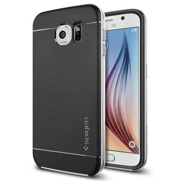 Чохол SGP Neo Hybrid для Samsung Galaxy S6 (G920) - Silver: фото 1 з 12