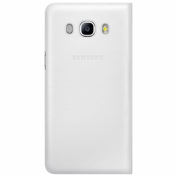 Чехол Flip Wallet для Samsung Galaxy J7 2016 (J710) EF-WJ710P - White: фото 3 из 6