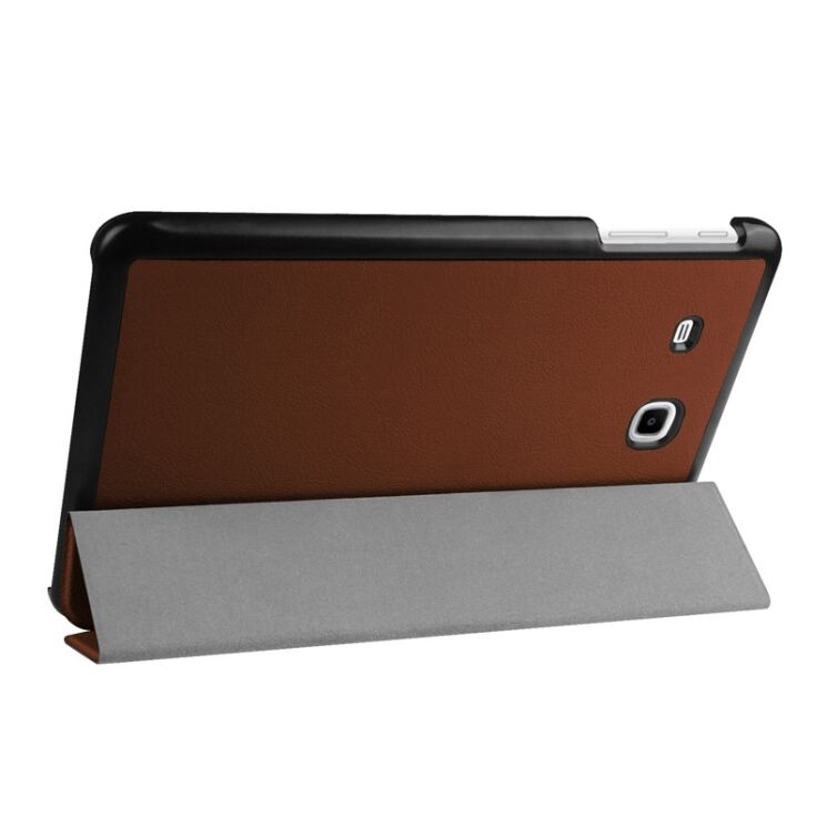 Чохол UniCase Slim для Samsung Galaxy Tab E 9.6 (T560/561) - Brown: фото 5 з 6