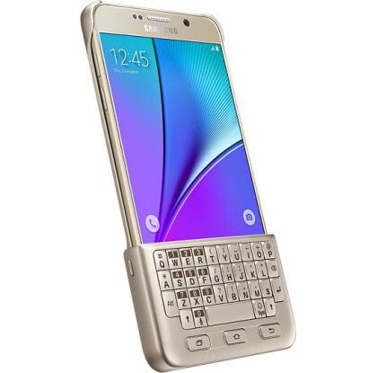 Чохол-клавіатура Keybord Cover для Samsung Galaxy Note 5 (N920) EJ-CN920RFEGRU - Gold: фото 2 з 7
