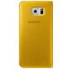 Чехол S View Cover для Samsung S6 (G920) EF-CG920PBEGWW - Yellow (S6-2410Y). Фото 2 из 3