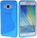 Силиконовая накладка Deexe S Line для Samsung Galaxy A3 (A300) - Blue (SA-1667L). Фото 1 из 6