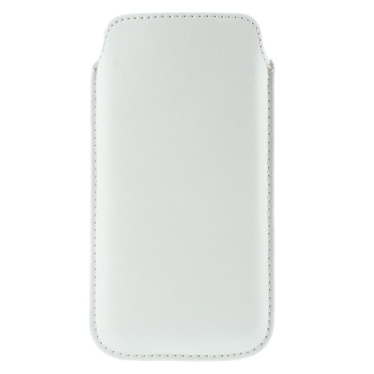 Чохол-карман Deexe Handy Pouch L для смартфонів шириною до 78мм - White: фото 2 з 6