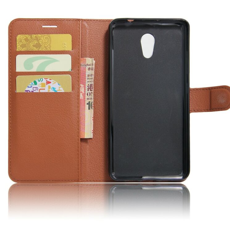 Чохол-книжка Deexe Wallet Style для Meizu M5 Note - Brown: фото 6 з 6