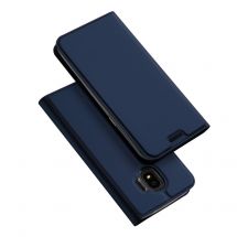 Чехол-книжка DUX DUCIS Skin Pro для Samsung Galaxy J4 2018 (J400) - Dark Blue: фото 1 из 17