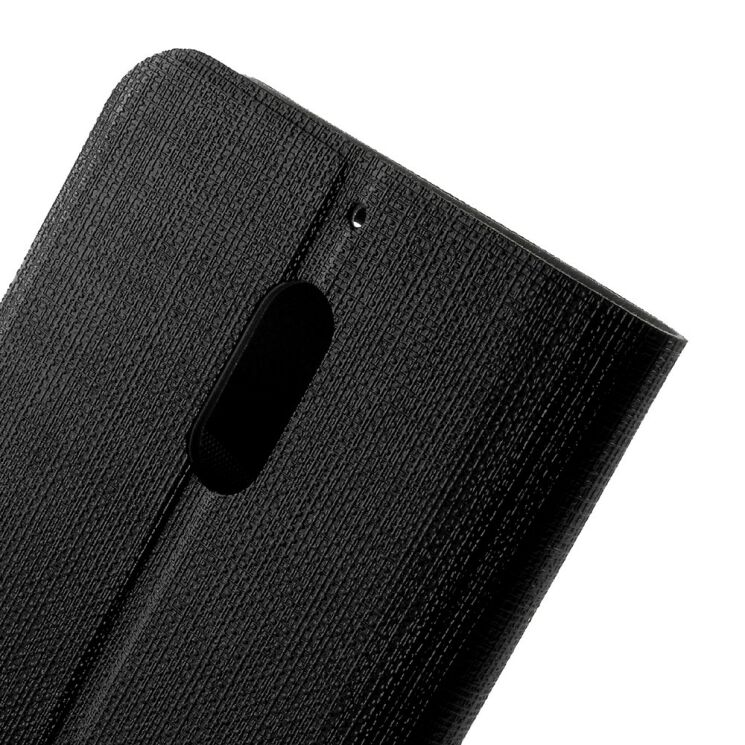 Чохол-книжка UniCase Cross Texture для Nokia 6 - Black: фото 6 з 11