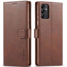 Чехол LC.IMEEKE Wallet Case для Samsung Galaxy A14 (А145) - Brown: фото 1 из 10