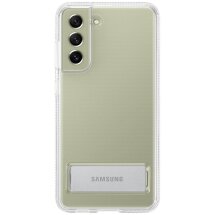 Чохол-накладка Clear Standing Cover для Samsung Galaxy S21 FE (G990) EF-JG990CTEGRU - Transparent: фото 1 з 9