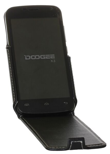 Чехол RED POINT Flip для Doogee X6 / X6 Pro - Black: фото 3 из 5