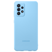 Чехол Silicone Cover для Samsung Galaxy A52 (A525) / A52s (A528) EF-PA525TLEGRU - Blue: фото 1 из 7