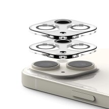 Комплект захисних стекол (2шт) RINGKE Camera Protector Glass для Apple iPhone 15 / 15 Plus - Clear: фото 1 з 13