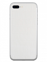 Кожаная наклейка White Alligator для iPhone 7 Plus / iPhone 8 Plus: фото 1 з 9