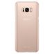 Пластиковий чохол Clear Cover для Samsung Galaxy S8 Plus (G955) EF-QG955CBEGRU - Pink (114602P). Фото 1 з 5