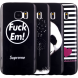 Силиконовая накладка Deexe Black Style для Samsung Galaxy S7 (G930) - Fuck You (115227J). Фото 4 из 4