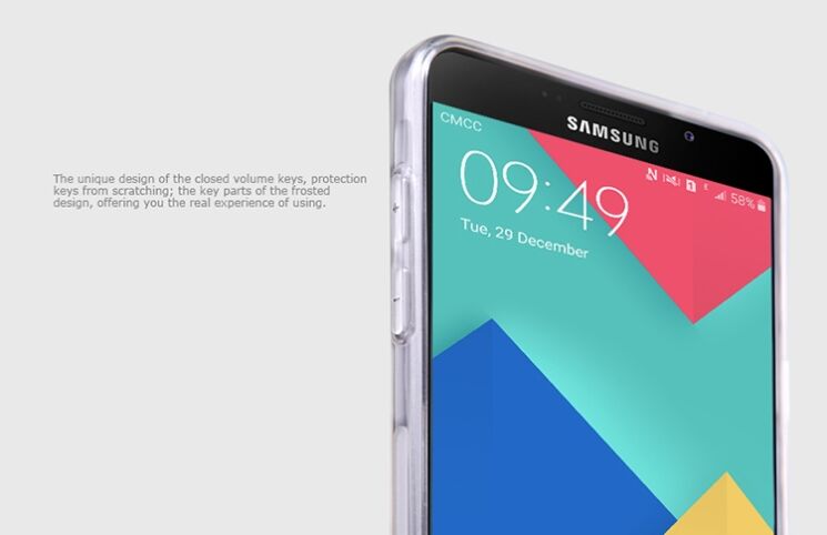 Силиконовая накладка NILLKIN Nature TPU для Samsung Galaxy A5 (2016) - Gray: фото 13 з 16