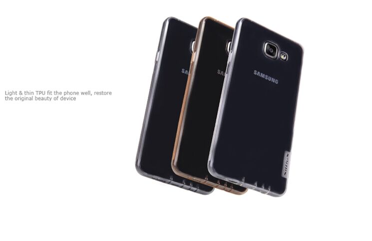 Силиконовая накладка NILLKIN Nature TPU для Samsung Galaxy A5 (2016) - Gold: фото 11 из 16