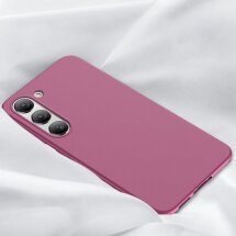 Силіконовий чохол X-LEVEL Matte для Samsung Galaxy S23 (S911) - Wine Red: фото 1 з 6