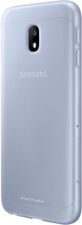 Силиконовый (TPU) чехол Jelly Cover для Samsung Galaxy J3 2017 (J330) EF-AJ330TLEGRU - Light Blue: фото 2 из 5