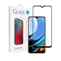 Защитное стекло ACCLAB Full Glue для Xiaomi Redmi 9T - Black: фото 1 из 6
