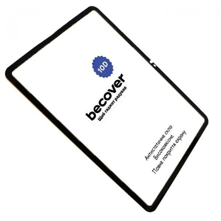 Захисне скло BeCover 10D для Lenovo Tab M10 (Gen 3) TB328 - Black: фото 3 з 4