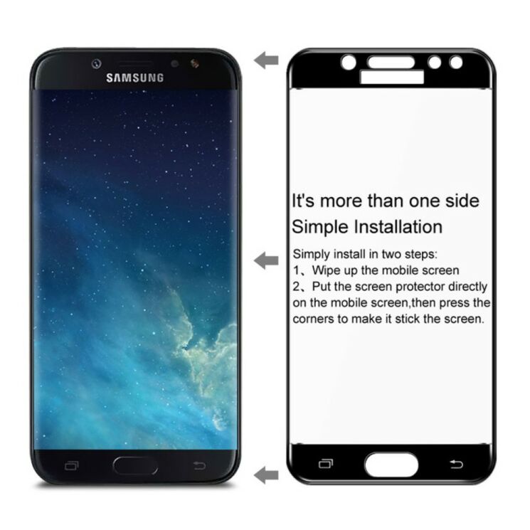 Захисне скло IMAK 3D Full Protect для Samsung Galaxy J5 2017 (J530) - Black: фото 9 з 10