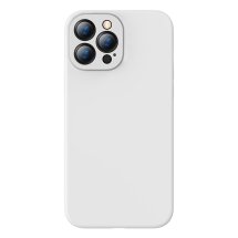 Защитный чехол BASEUS Liquid Silica Gel Protective Case для Apple iPhone 13 Pro Max - Beige: фото 1 из 23
