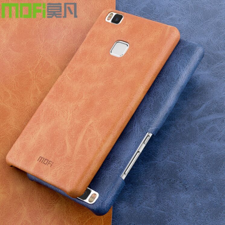 Захисний чохол MOFI Leather Back для Huawei P9 Lite - Dark Blue: фото 3 з 5