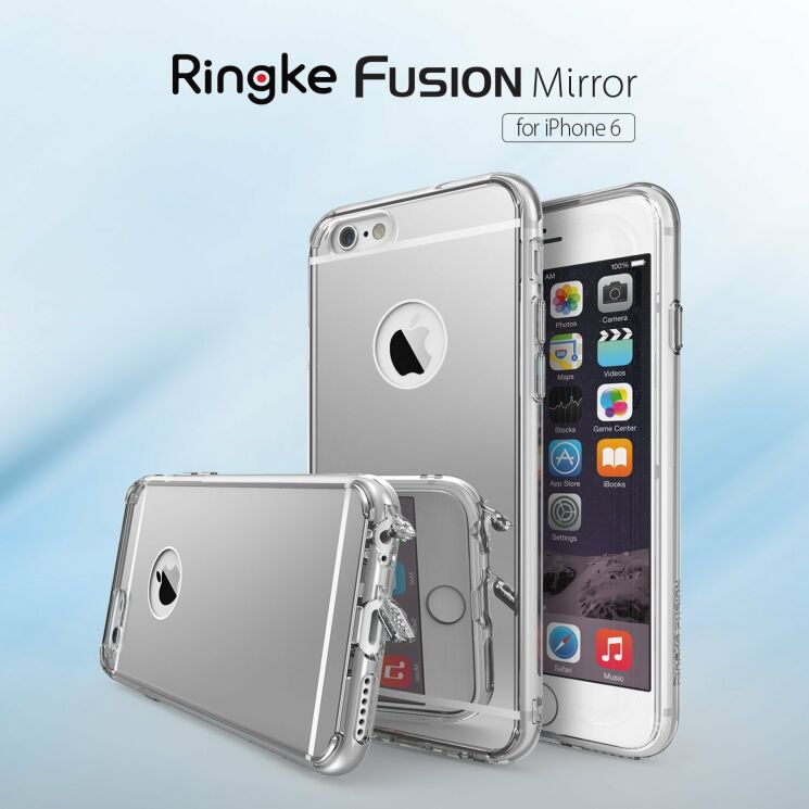Захисний чохол RINGKE Fusion Mirror для iPhone 6/6s - Rose Gold: фото 2 з 9