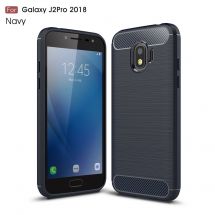 Захисний чохол UniCase Carbon для Samsung Galaxy J2 2018 (J250) - Dark Blue: фото 1 з 10