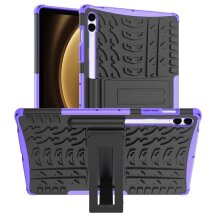 Захисний чохол UniCase Combo для Samsung Galaxy Tab S9 FE Plus (X610/616) - Purple: фото 1 з 9
