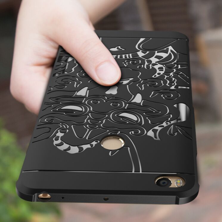 Захисний чохол UniCase Dragon Style для Xiaomi Mi Max 2 - Black: фото 5 з 5